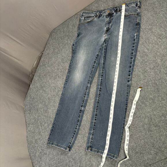 34 Heritage Jeans Men’s 38 Charisma Straight Leg Light Wash Cotton Blend Blue - Picture 9 of 11